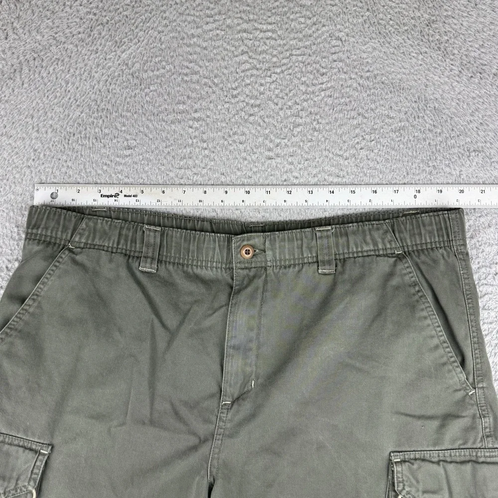 OP Sport cargo shorts mens Medium waist green surf /skate wear vintage Y2K